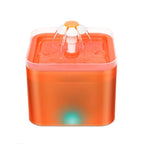 OEM 2L Plastic Pet Cat Water Fountain Bowl with LED Light and Activated Carbon Filter Automatic Pet Water Dispenser Cats Usage