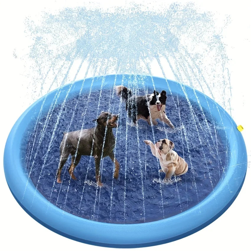 Extra Thick Foldable Dog Bathing Tub Quick-Spraying Dog Pool Durable Convenient for Outdoor Summer Perfect for Dogs Easy Storage