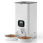 2026 New 4L/6L OEM Dual Bowls Automatic Cat Feeder with Camera TUYA APP Smart Pet Feeder Stainless Steel Bowl  for Muti Dogs Cat