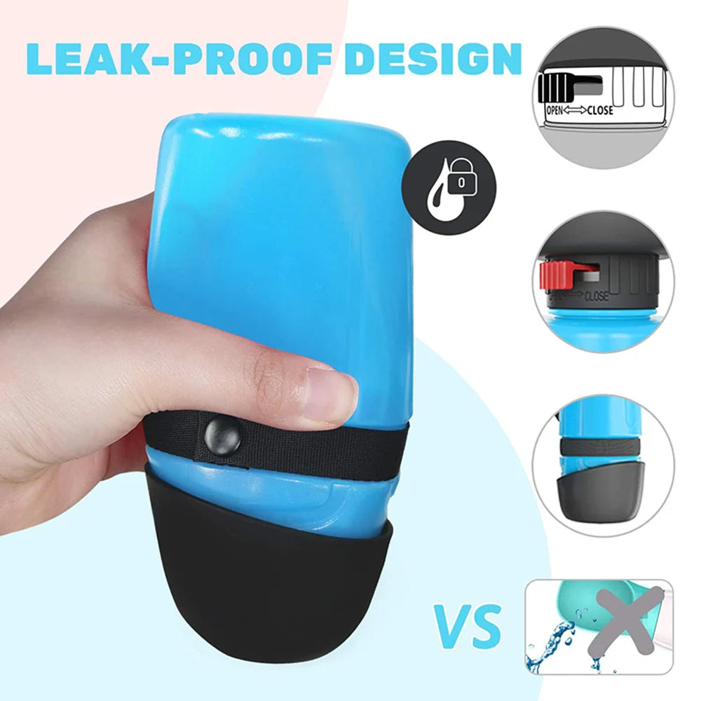 BPA Free Pet Water Bottle Foldable Dog Bowl OEM Custom Dog Water Bottle Outdoor Travel Drinking Designer Dog Bowls Drink Bowl