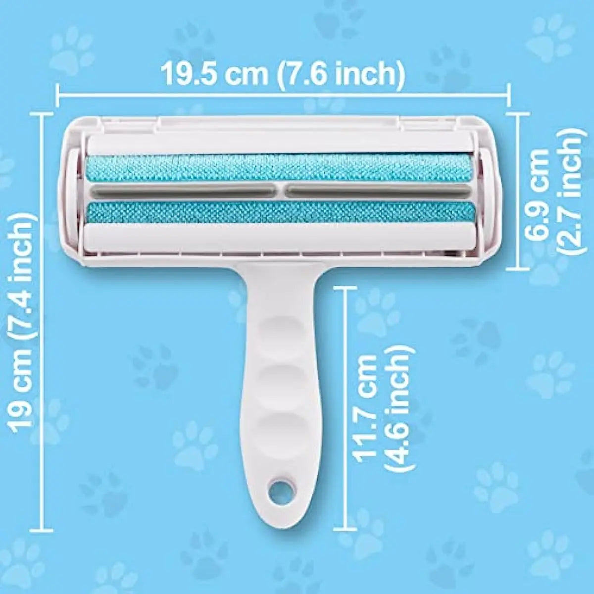 Pet Hair Remover Lint Roller Reusable Dog Brush Cat Hair Remover Dog Hair Remover Tool for Furniture Couch Carpet Car Seat