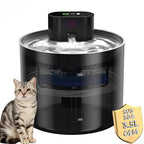 3.5L Rechargeable 5000mAh OEM Automatic Cat Water Fountain Sensor Screen Touch Control Stainless Steel Easy Clean Cat Fountain