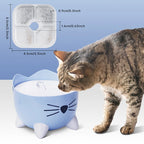 12pcs Pet Water Drinking Fountain Replacement Filters for Pixi Dog Water Dispenser Cat Fountain Activated Carbon Filters