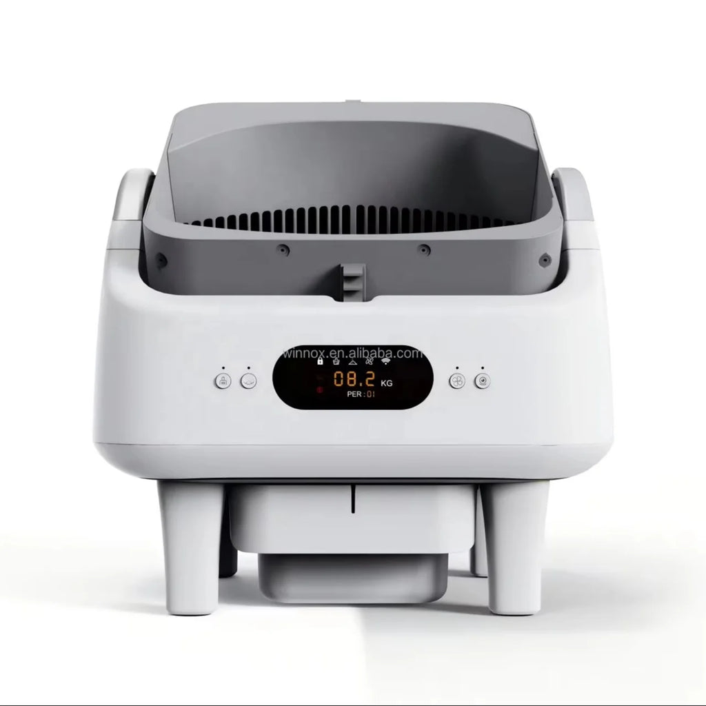 2025 New Open Top Design Automatic Cat Litter Box WiFi APP OEM Electric Pet Toilet Self Cleaning Smart Cat Toilet for Cats