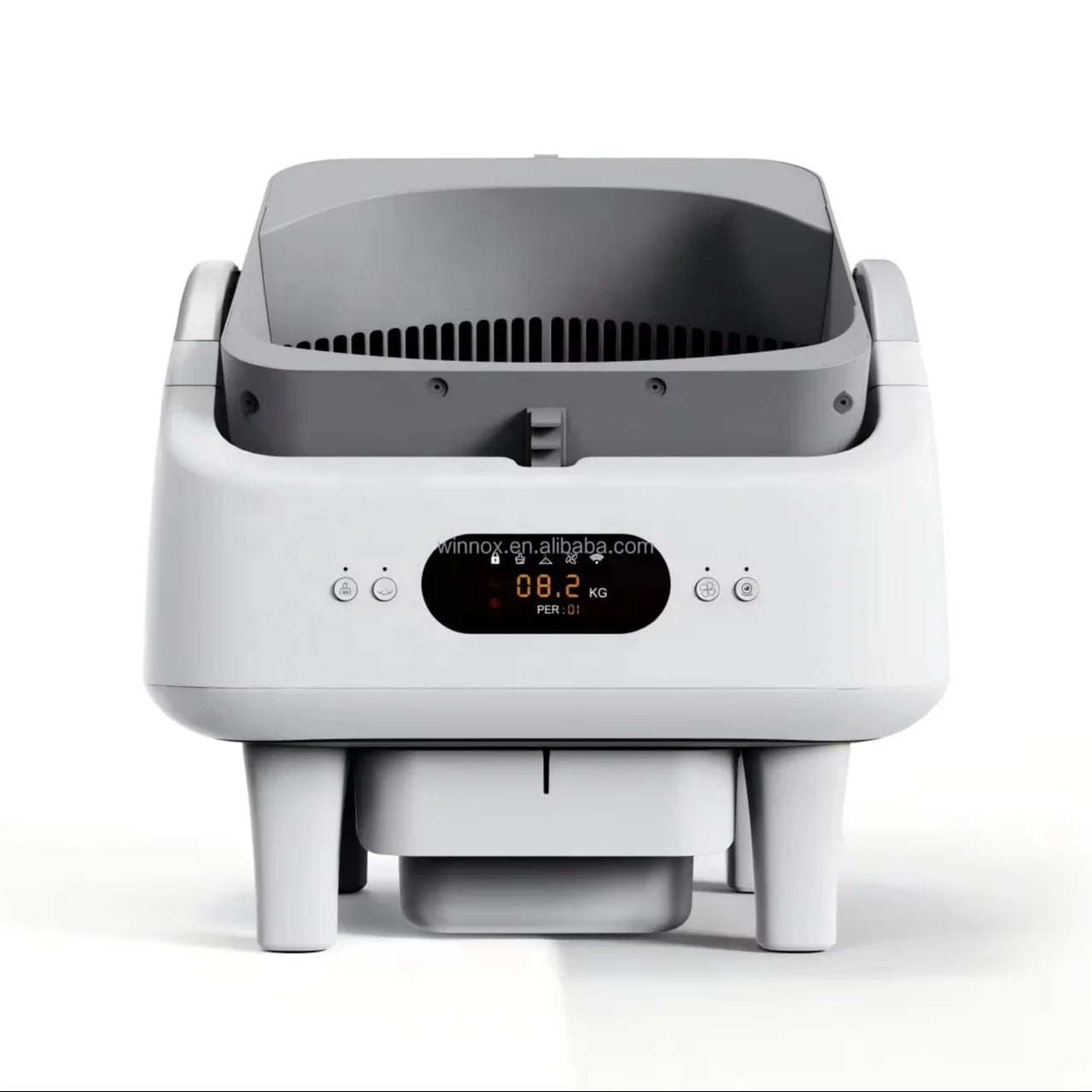2025 New Open Top Design Automatic Cat Litter Box WiFi APP OEM Electric Pet Toilet Self Cleaning Smart Cat Toilet for Cats