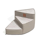 Custom Luxury Modern Foldable Waterproof Cotton Removable Spiral Pet Stairs Step Ease Anti-scratch Cover Dog Stairs