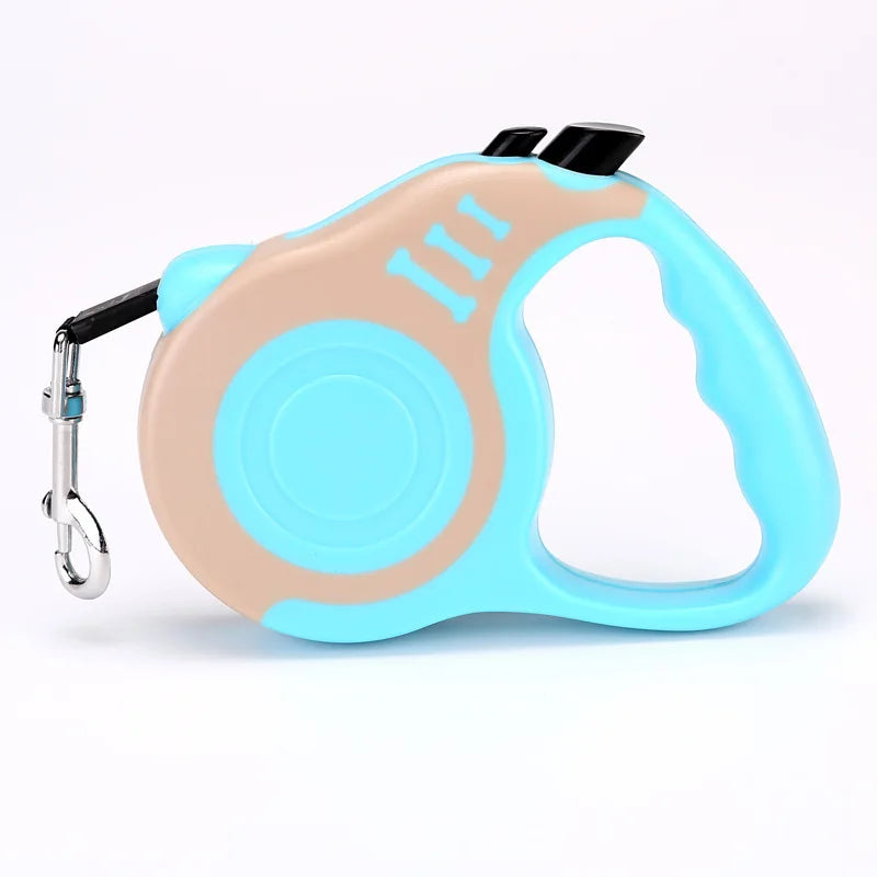 Wholesale Dog Pet Leashes 5m Durable Automatic Retractable Dog Leash Nylon Extension Puppy Running Designer Dog Products