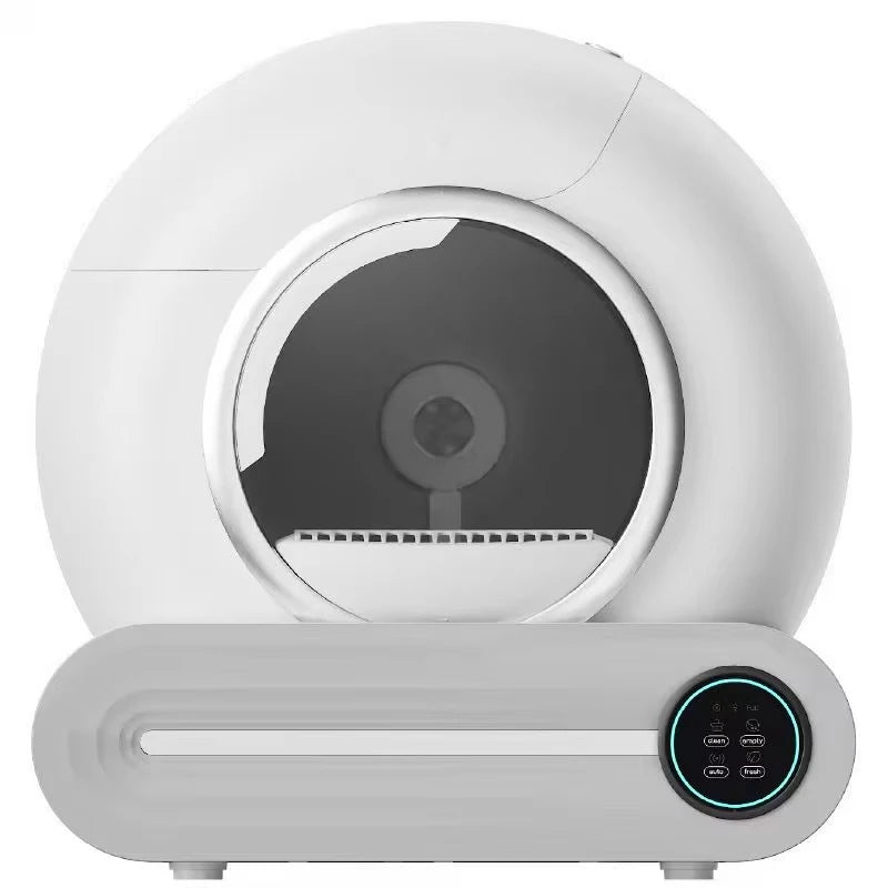 2026 New Tonepie TI PRO 65L Plastic Automatic Cat Litter Box Smart APP Control Self Cleaning Semi-Enclosed Cat Toilet