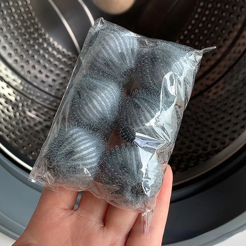 6 Pack Pet Hair Remover Catcher Washer Dryer Balls Washing Machine Laundry Ball Pet Hair Remover for Washing Machines