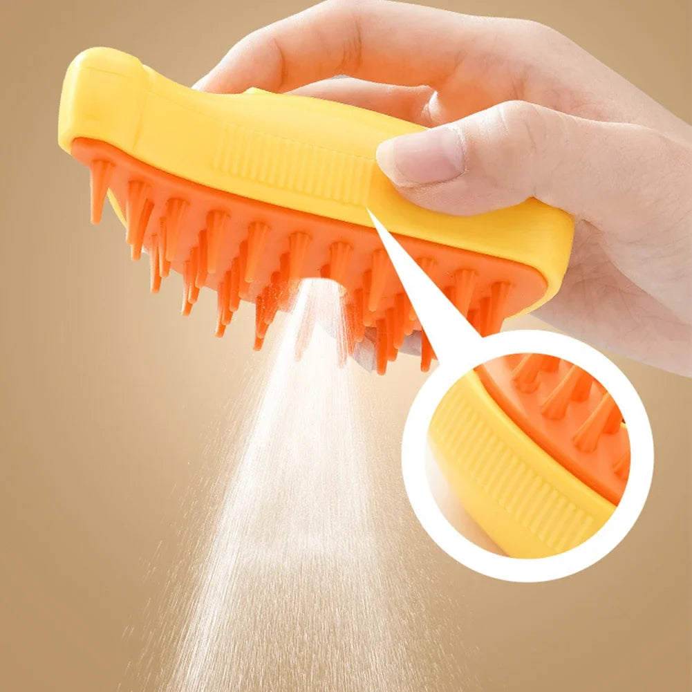 120mAh Cat Steam Brush Steamy Dog Brush 3 in 1 Electric Spray Cat Hair Brushes for Massage Pet Grooming Comb Hair Removal Combs