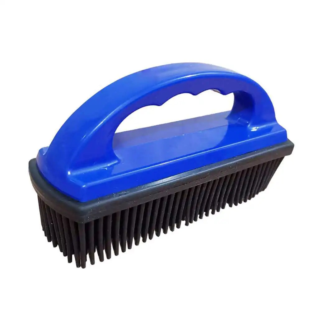 Rubber Pet Hair Removal Brush Silicone Lint Debris Remover for Dog Cleaning and Grooming Efficient Cat Brush
