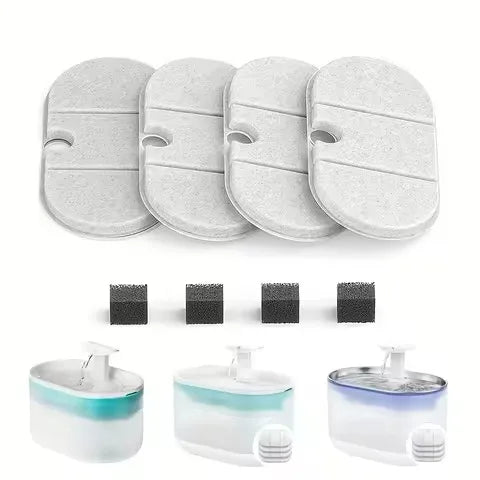 Wholesale Cat Water Fountain Replacement Filter Elements Activated for Cats Drinking Bowl Auto Feeder Filter Pet Manufacturer