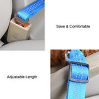 Adjustable Dog Car Seat Belt Nylon Lead Dog Leash Backseat Safety Belt Dog Harness Pet Collars Pet Accessories