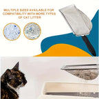 Stainless Steel Pet Litter Shovel Convenient Tool for Dogs and Cats Easy Clean Tool for Dog and Cat Pan