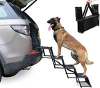 4 Steps Folding Pet Stairs Portable Lightweight Auto Large Dog Cat Ladder for Cars Trucks SUVs Cargo Couch High Bed