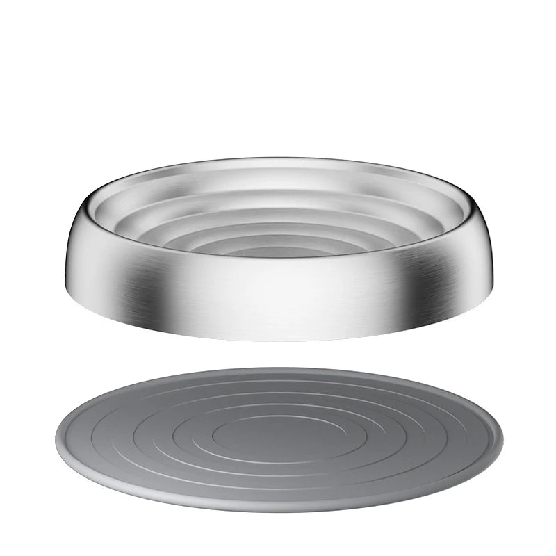 304 Stainless Steel Dog Bowls Pet Bowls Cat Dog Wave Texture Food Water Bowl for Small Medium Dog Products