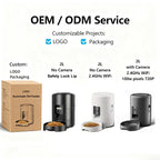Automatic Dog Feeder 2L WiFi APP Remote Control Smart Cat Food Dispenser Auto Cat Feeder for Pet Feeding Cat Supplies