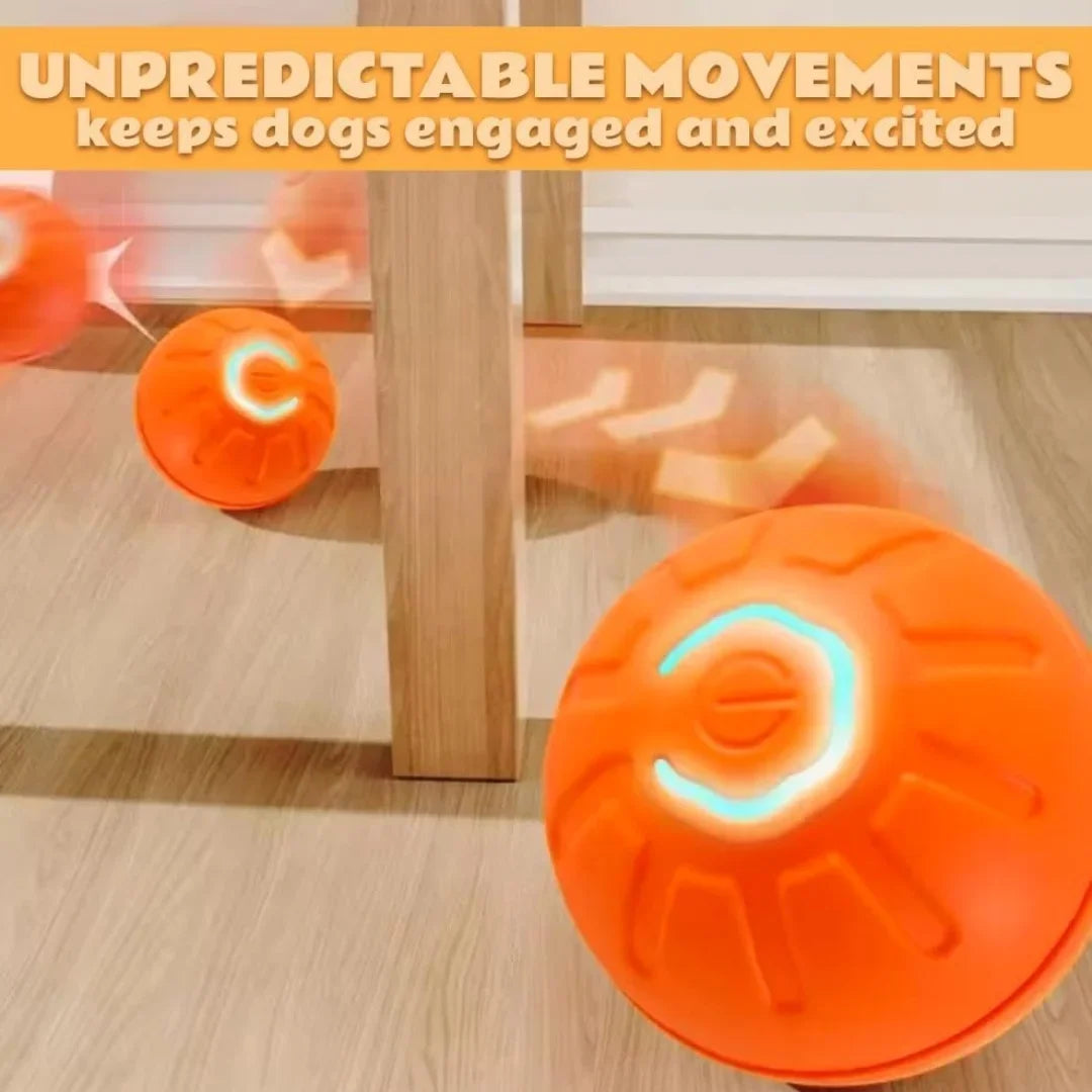 Pet Toys Gravity Electric Pet Ball Smart Bouncing Dog Ball Automatic Rolling Ball for Dogs and Cats