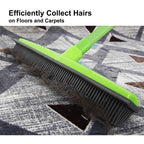 Telescopic Rubber Eco-Friendly Water Resistant Pet Hair Removal Broom Dog Hair Brush Dust Scraper Carpet Sweeper Wash Mop Window