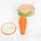 Cat Scratcher Carrot Climbing Small Tree Wearable Toy Cat Tree Scratching Post for Cat Tower Cartoon House Toy Supplies for Pet