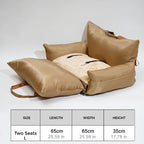 Waterproof Dog Car Seat Bed Soft Luxury Dog Beds Travel Pet Carrier Bag Pet Car Seat Custom LOGO Designer Dog Products