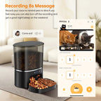 OEM 8L Automatic Pet Feeder with Camera Smart Pet Feeder Slow Pet Food Dispenser WIFI Time Seting Smart Cat Feeder Manufacturer