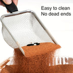 Stainless Steel Pet Litter Shovel Convenient Tool for Dogs and Cats Easy Clean Tool for Dog and Cat Pan