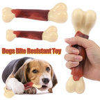 Dog Chew Toys Bone Shape Dogs Toy Beef Flavor Nearly Indestructible Toys for Small Medium Large Dogs Chew Bite Resistant Product