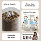 OEM 4L Automatic Pet Feeder Intelligent Cat Feeder APP Remote Control Timed Quantitative Pet Dog Feeder