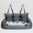 Customized Luxury Dog Car Seat Waterproof Travel Bolster for Medium to Large Dogs Summer Car Back Seat Bed with LOGO Dog Beds
