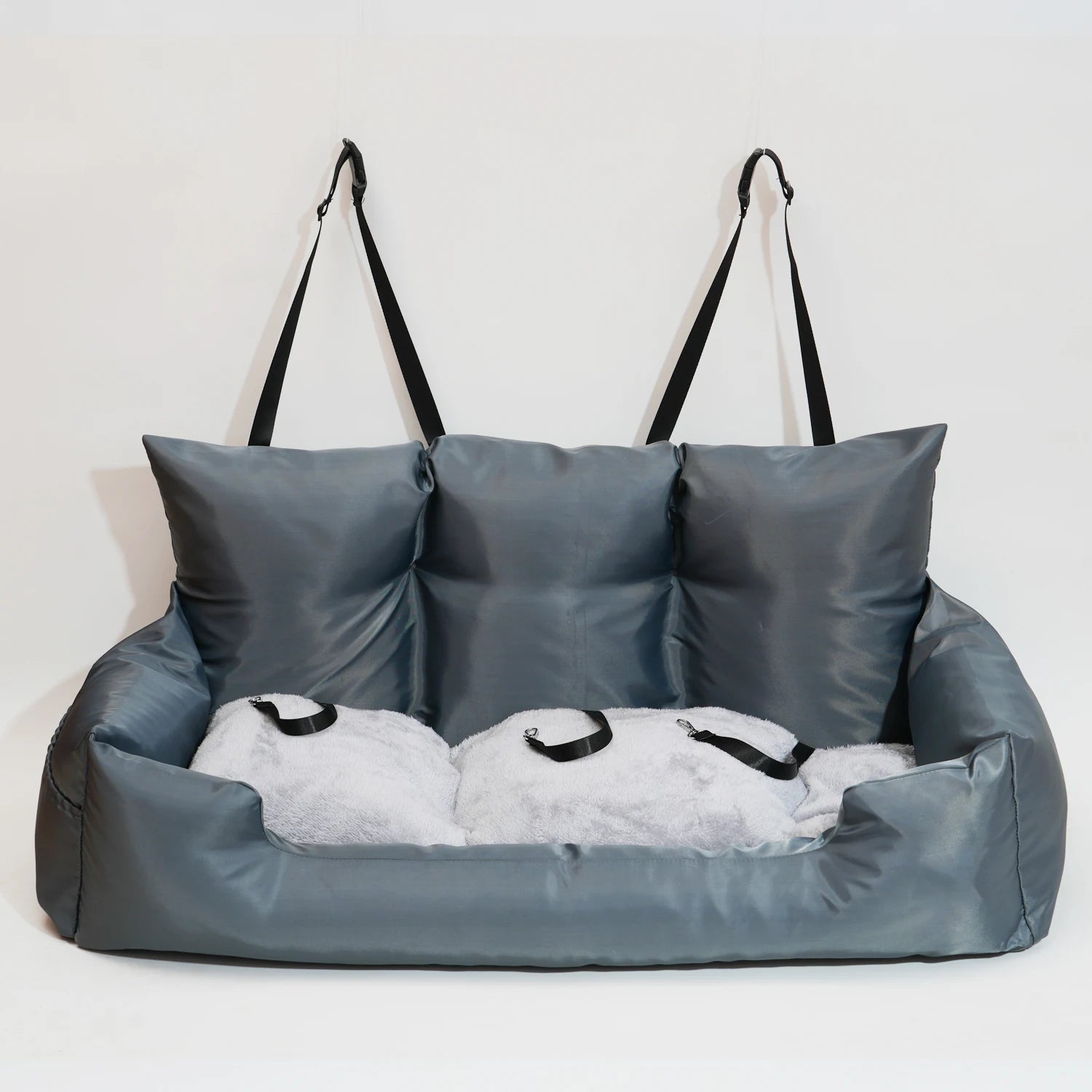 Customized Luxury Dog Car Seat Waterproof Travel Bolster for Medium to Large Dogs Summer Car Back Seat Bed with LOGO Dog Beds