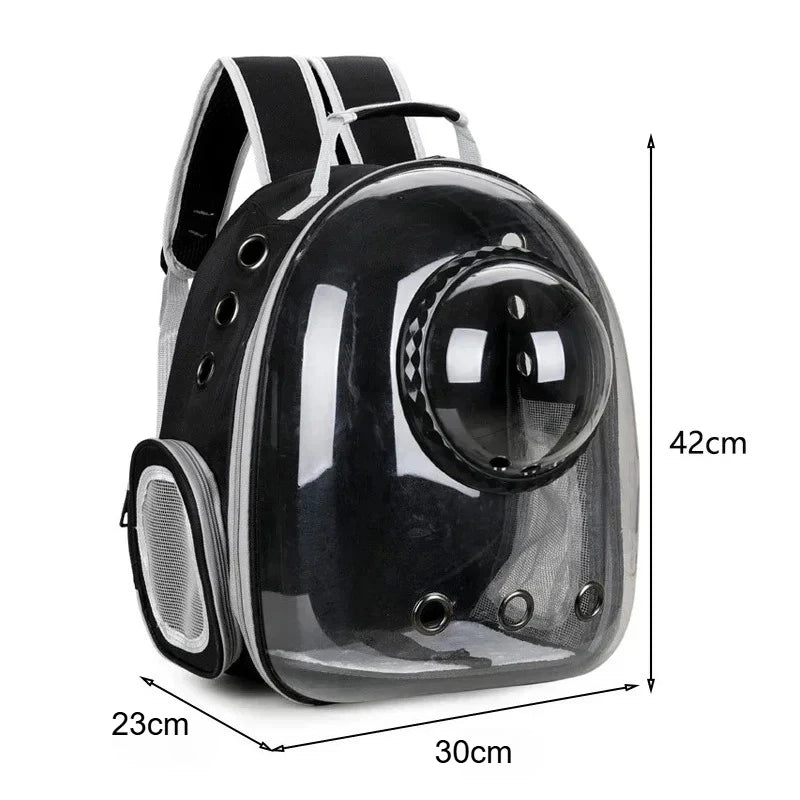 Cat Backpack Pet Carrier Puppy Carrying Bag Small Dog Pet Manufacturer Space Capsule Carrier for Small Medium Cats with Cover