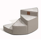 Custom Luxury Modern Foldable Waterproof Cotton Removable Spiral Pet Stairs Step Ease Anti-scratch Cover Dog Stairs