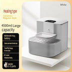 4.5L Automatic Cat Water Fountain Remote Control Plastic Battery Powered Indoor Use Clean Dirty Separation Constant Temperature
