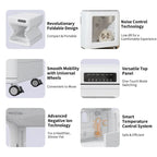 430L Large Capacity Folding Pet Drying Box Professional Cat Dog Blower Automatic Pet Hair Dryer Box Smart Dog Hair Dryer