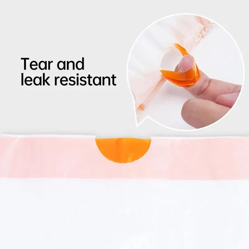 4 Rolls of Easy Clean Pet Waste Bags Automatic Self-Cleaning Cat Litter Box Liner Replacement Trash Bags