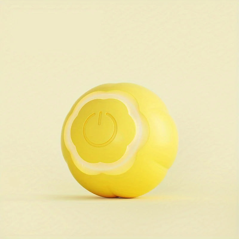 Smart Indoor Electric Cat Ball Toy Automatic Rolling Interactive Plastic Pet Accessory for Kitties