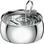 Ultra-Quiet 4.0L/1.1Gal Stainless Steel Cat Water Fountain with Automatic Indoor Pet Water Dispenser and Pump