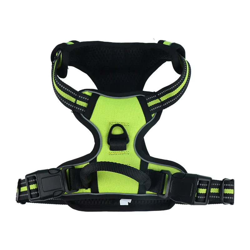 Dog Harness for Large Dogs No Pull Vest with Reflective Strip Control Handle Adjustable Comfortable for Easy Walking Pet Harness