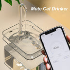 1.5L New Transparent Cat Water Fountain Cat Fountain Electric Recirculate Filtering Drinker Pet Water Dispenser Cat Products