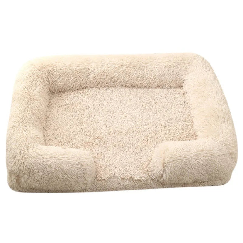 Orthopedic Dog Beds for Large Dogs Fluffy Large Dog Bed with Removable Washable Cover Non-Slip Bottom Foam Couch Bed