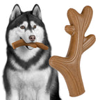 Durable Double Bone Dog Chew Toy Beef Flavor Christmas Deer Triceratops Interactive Nylon Chew Toy for Pups
