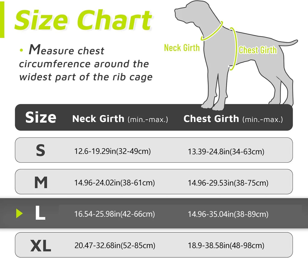 Dog Harness for Large Dogs No Pull Vest with Reflective Strip Control Handle Adjustable Comfortable for Easy Walking Pet Harness