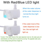 Water Pump LED Light Pet Cat Water Fountain Accessories Replacement Cats Water Dispenser Filter Element Anti-Dry Boil