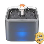 OEM 2L Plastic Pet Cat Water Fountain Bowl with LED Light and Activated Carbon Filter Automatic Pet Water Dispenser Cats Usage