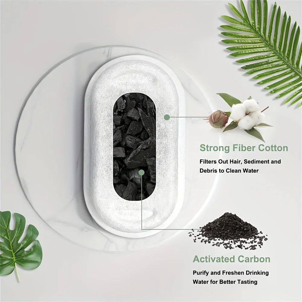 8pcs Automatic Cat Water Dispenser Filters Cartridge for Pet Cat Water Feeding & Watering Supplies Accessories
