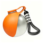 Custom LOGO 285ml Portable Dog Water Bottle Outdoor Pet Water Dispenser Dog Water Bottle Foldable Stainless Steel OEM ODM