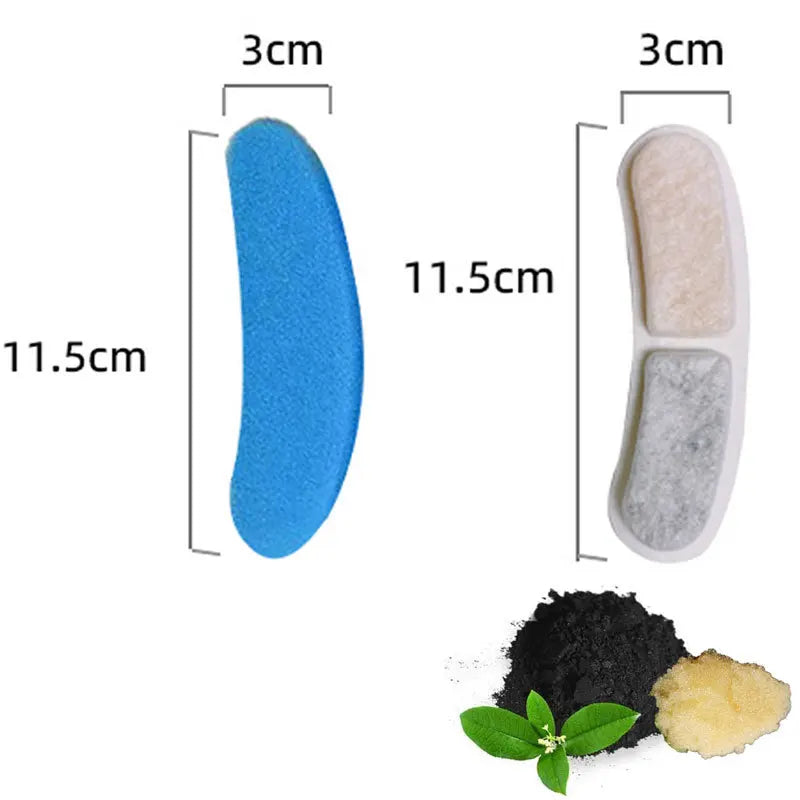 Automatic Cat & Dog Water Dispenser Filters Replacement Pet Fountain Filters with Rounded Bowls Charge Power Source