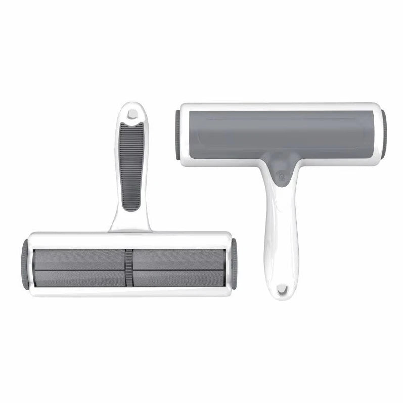 Custom LOGO Pet Roller Brush Self Cleaning Pet Hair Brush Dog Cat Double Way Pet Roller Brush Pet Hair Remover Roller