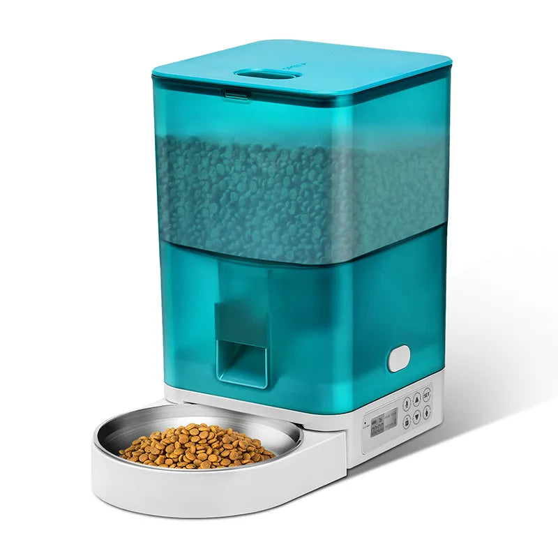 4L Large Capacity Automatic Pet Feeder Smart Food Dispenser with APP Control Voice Playback Dog Feeder for Dog and Cat